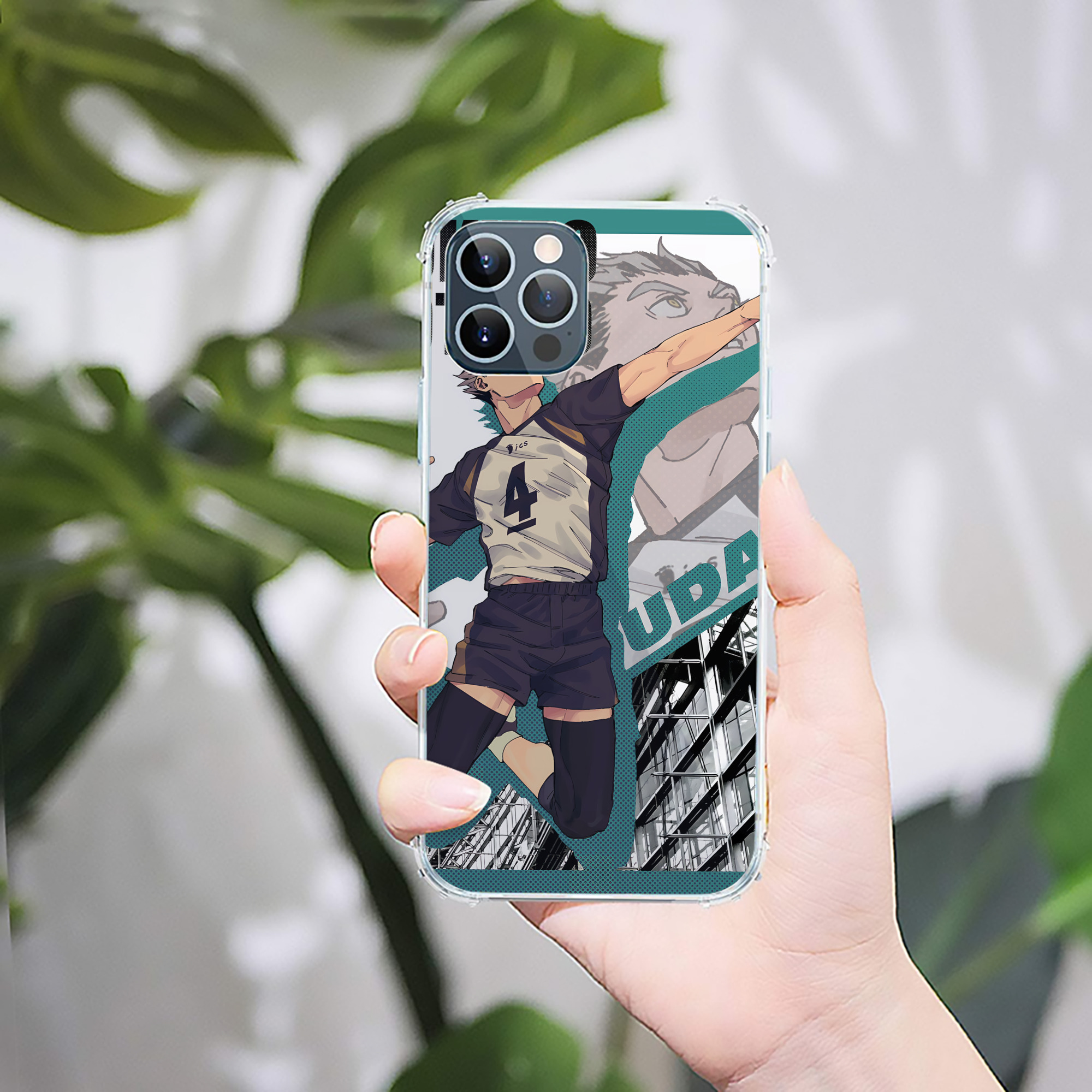 （画像用） ハイキュー!! Haikyu!! 【iPhone 12シリーズ対応】透明スマホケース（クリアソフトケース）